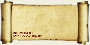 Mila Perunović vizit kartica